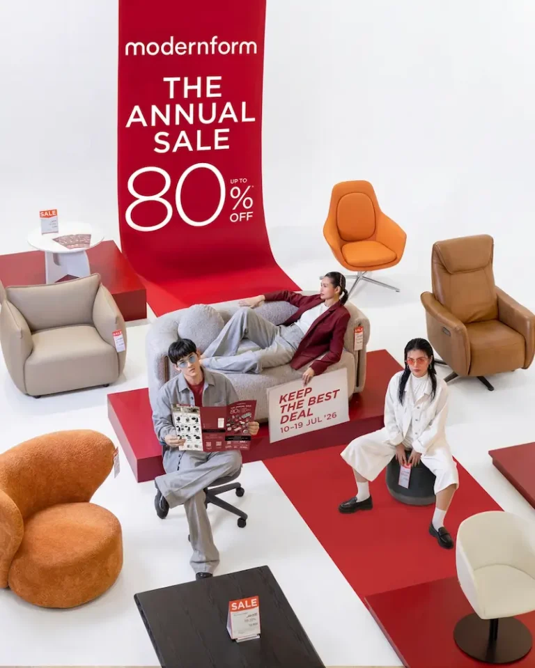 Modernform จัดใหญ่ The Annual Sale 2026 Keep The Best Deal เฟอร์นิเจอร์ลดสูงสุด 80%